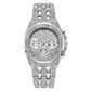 Herren-Rotary-Armbanduhr mit Volldiamant-Stahlband